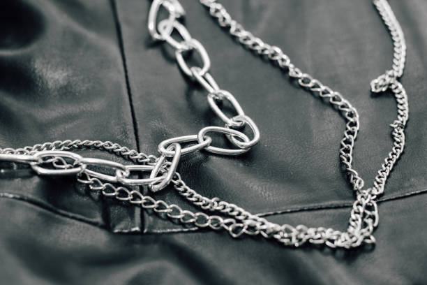 Unisex style showcasing the versatility of a wallet chain
